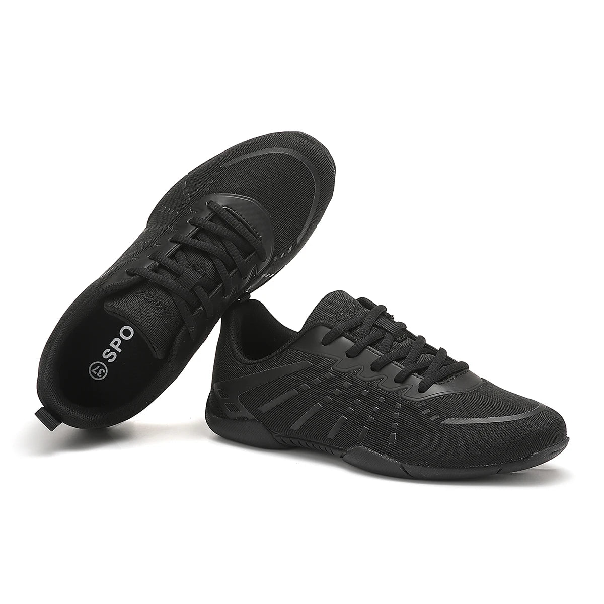 Marwoo Women Cheerleading Shoes Breathable Mesh Non Slip Flat Gymnastics Sneakers