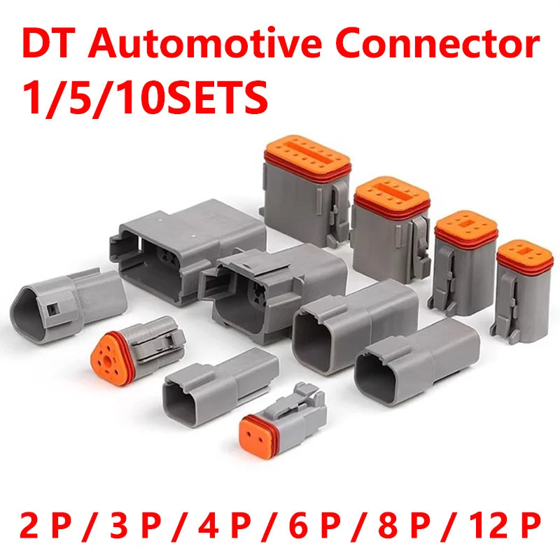 Deutsch DT Automotive Waterproof Connectors Male Female Plug