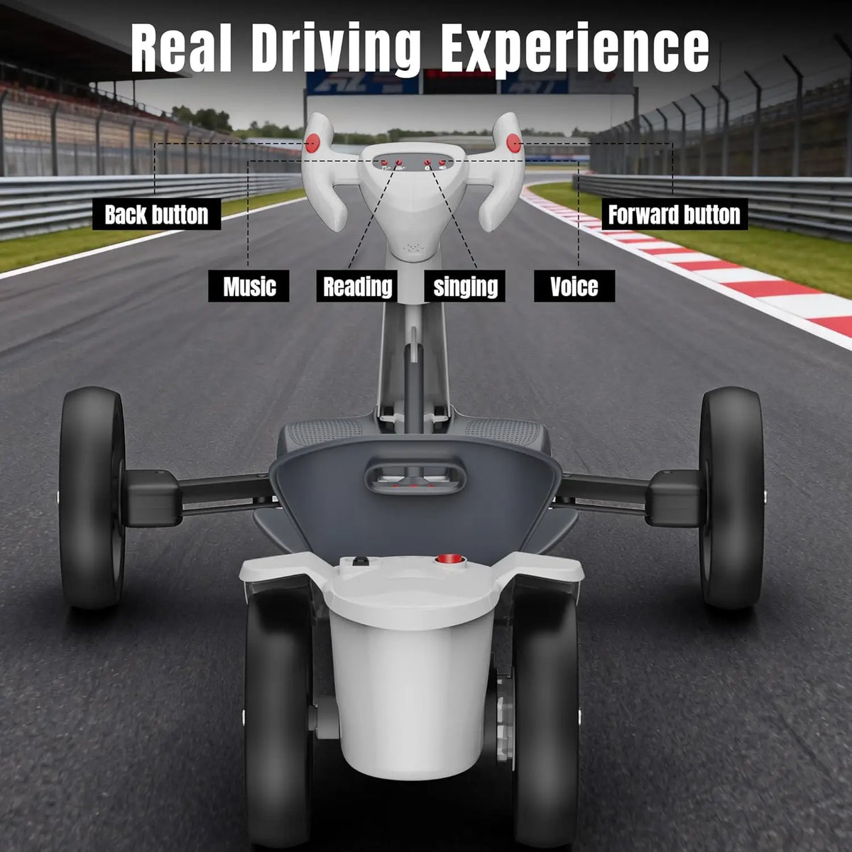 Aovopro Remote Control Electric Go Kart Four Wheel Foldable