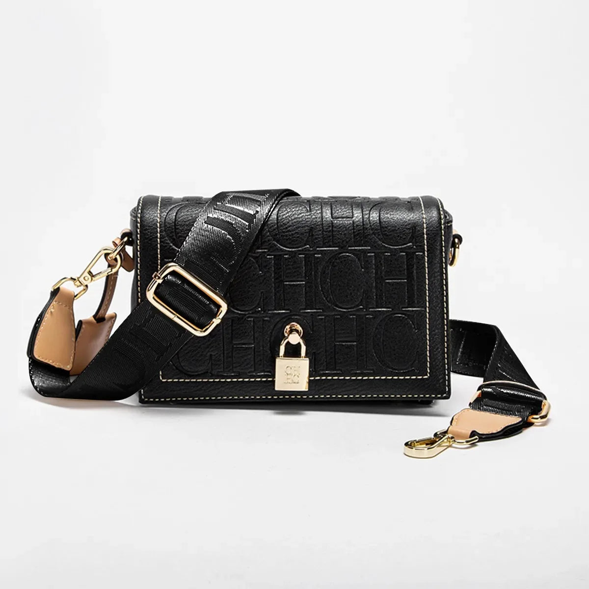 CHCHCN Luxury Women Shoulder Bag Solid Print Design