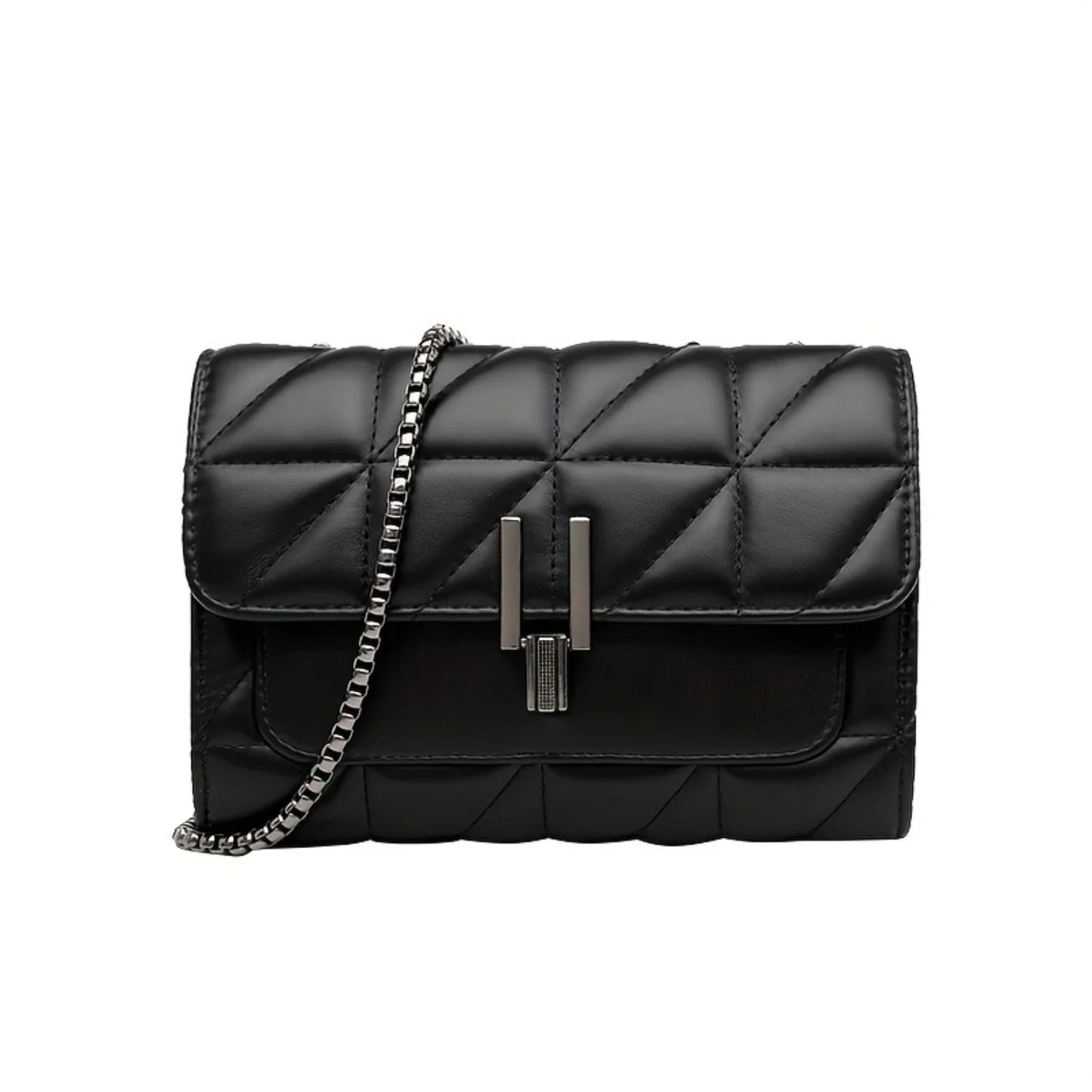 Hign Concerned Chemical Mini Crossbody PU Quilted Chain Bag