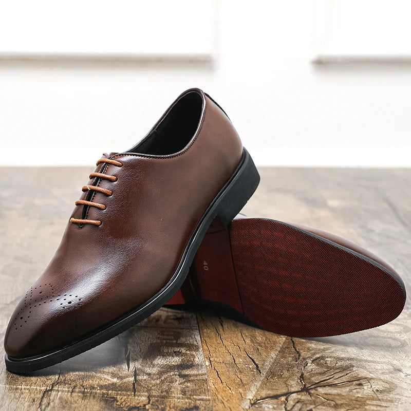 Pefect By Choice Men's Lace Up Brogue Formal Shoes Office Style