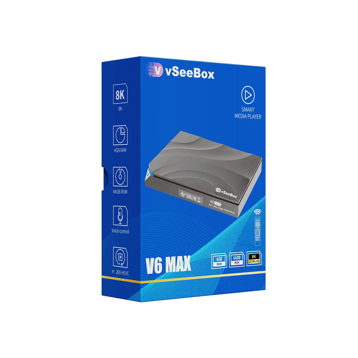 VseeCzydore V6 Max Android Streaming Media Player With Voice Control