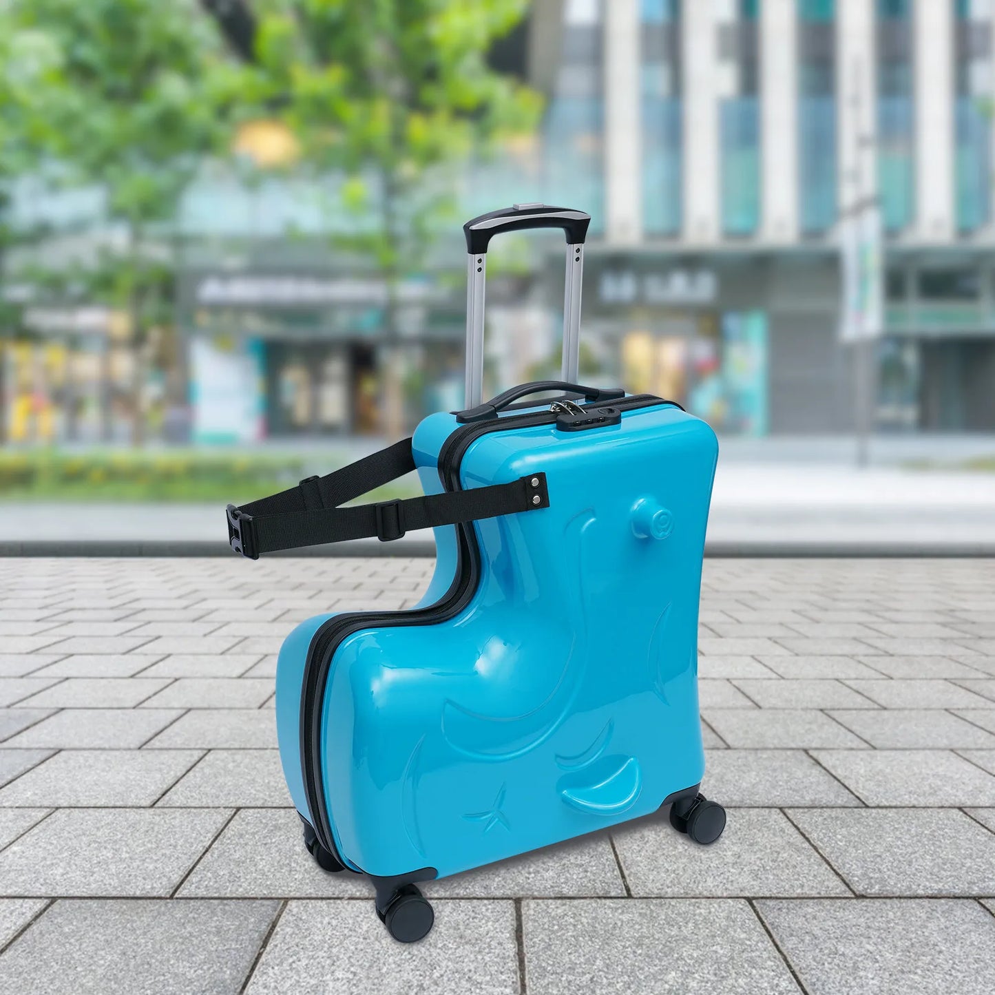 Sichuan Ride On Portable Suitcase Rolling Luggage For Kids