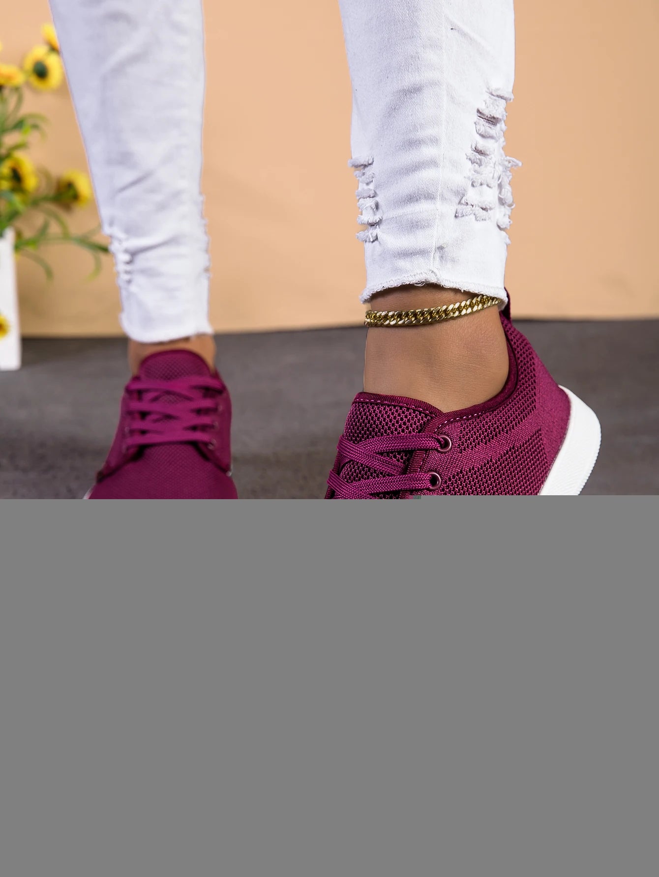 Women Wide Toe Box Walking Shoes Breathable Mesh Sneakers Lightweight