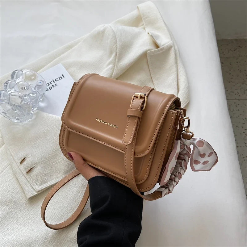 Leather Shoulder Bag Purse for Women Crossbody Small Satchel