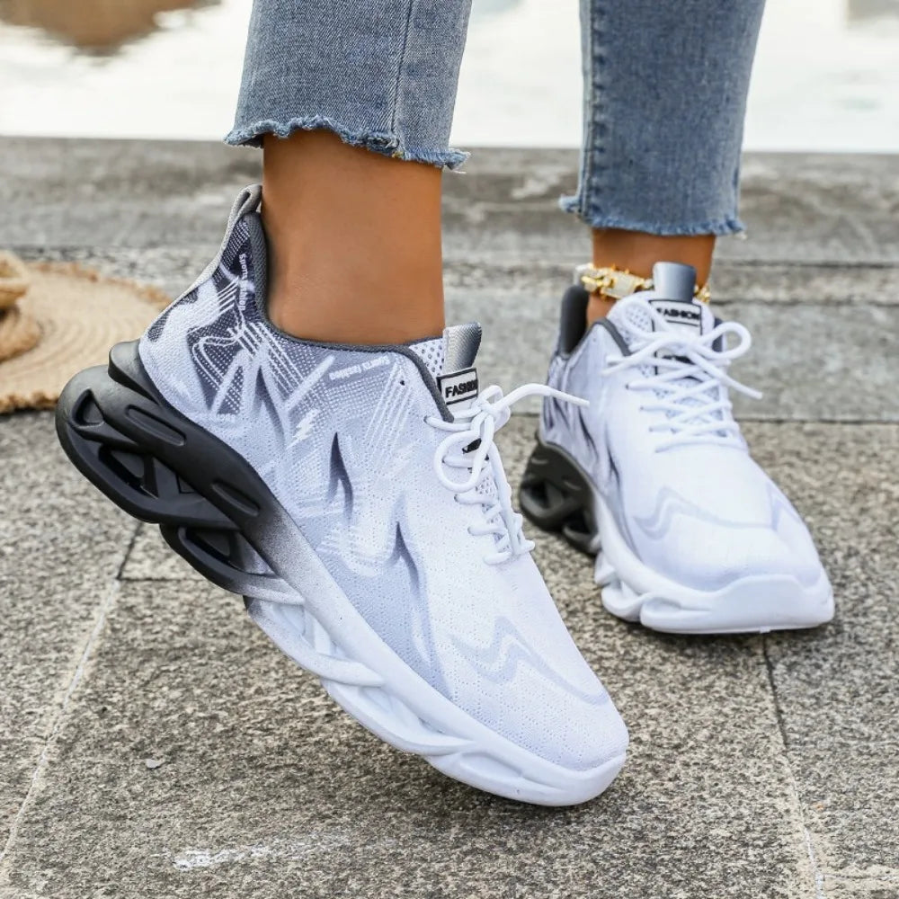 Women Casual Breathable Lightweight Sneakers Anti Slip Vulcanized Shoes