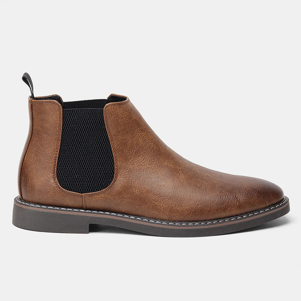Hecrafted Ankle Chelsea Boots For Men Casual Comfort