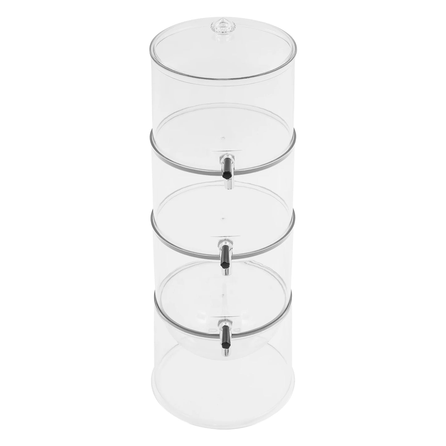 Beverage Dispenser, 3 Tier Stackable Drink Dispenser with Faucet, Acrylic Large Capacity for Party Wedding Catering Tea Juice