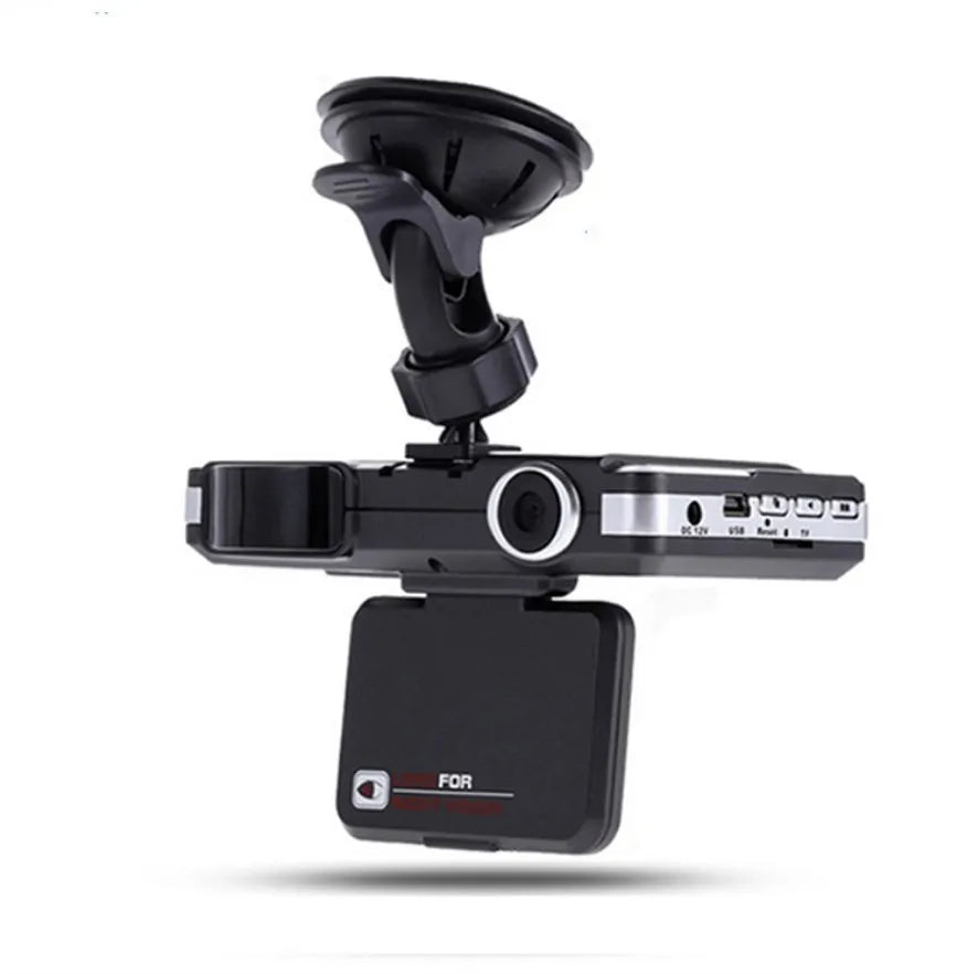 XMSJ 2in1 Dash Cam Radar Detector Portable Car Camera