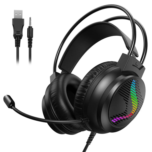 Acinaci J11 Wired Gaming Headset Featuring Crystal Clear Microphone