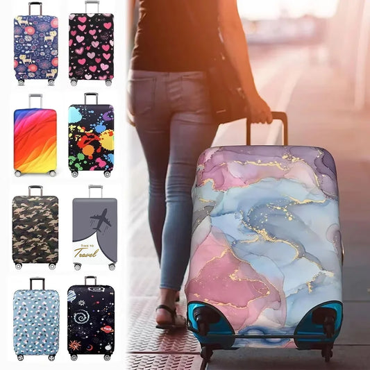 Luggage Cover Stretch Fabric Suitcase Protector Baggage Dust Case Cover Suitable for18-32 Inch Suitcase Case Travel \[p';[[l