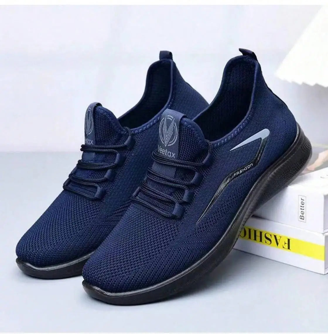 Unisex Breathable Mesh Running Shoes Lightweight Athletic Sneakers