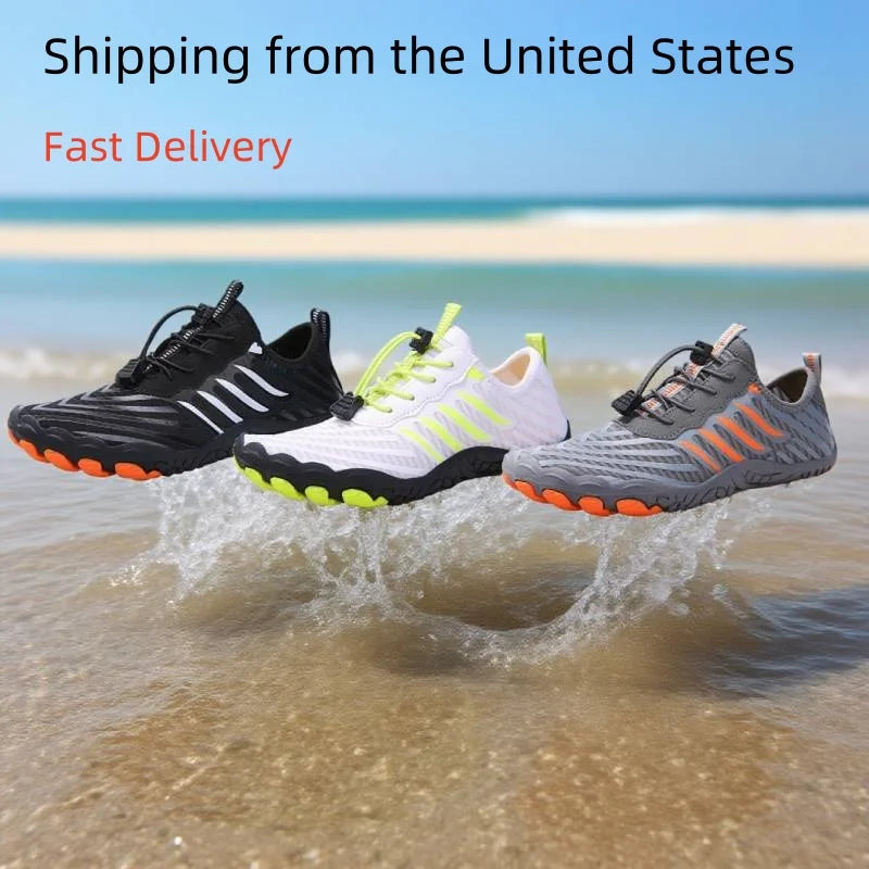 Comfytrip Five Toe Water Shoes For Outdoor Hiking And Beach
