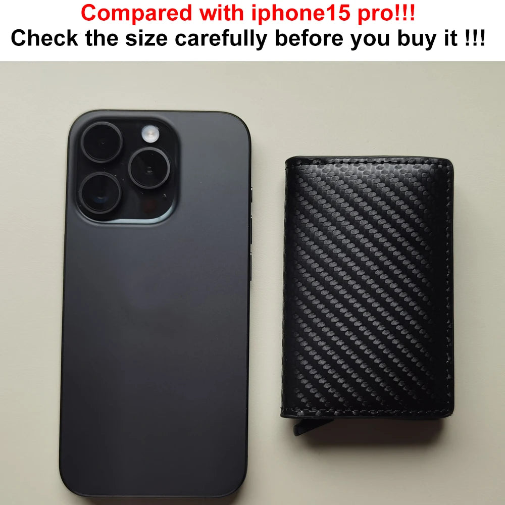 Anti Thief Rfid Credit Card Holder Smart Minimalist Wallet Men Women Slim Bank Cardholder Case Money Bag Cash Creditcard Purse