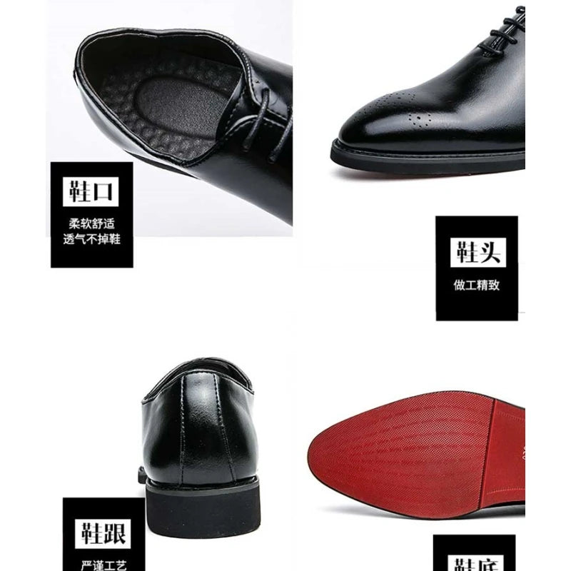 Pefect By Choice Men's Lace Up Brogue Formal Shoes Office Style