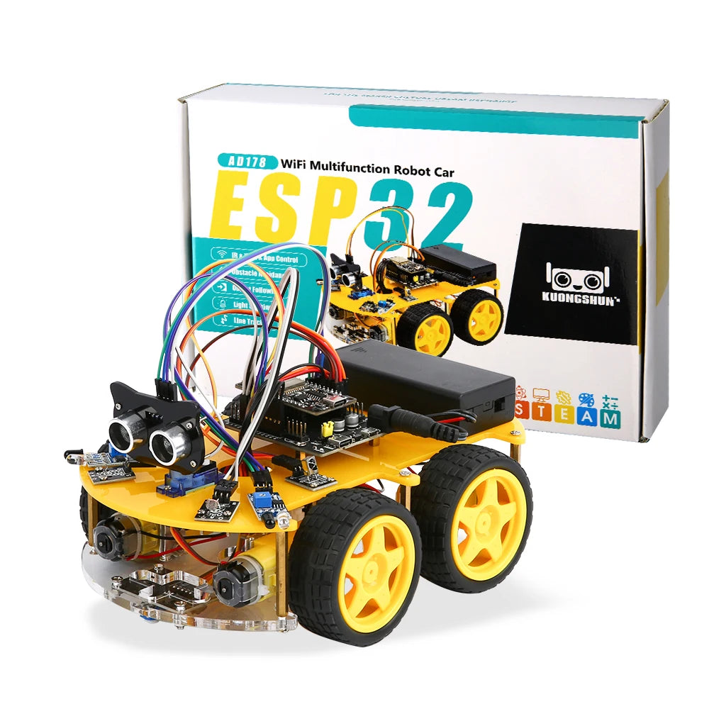 ESP32 Smart Robot Car Kit for Arduino STEM Educational Kits