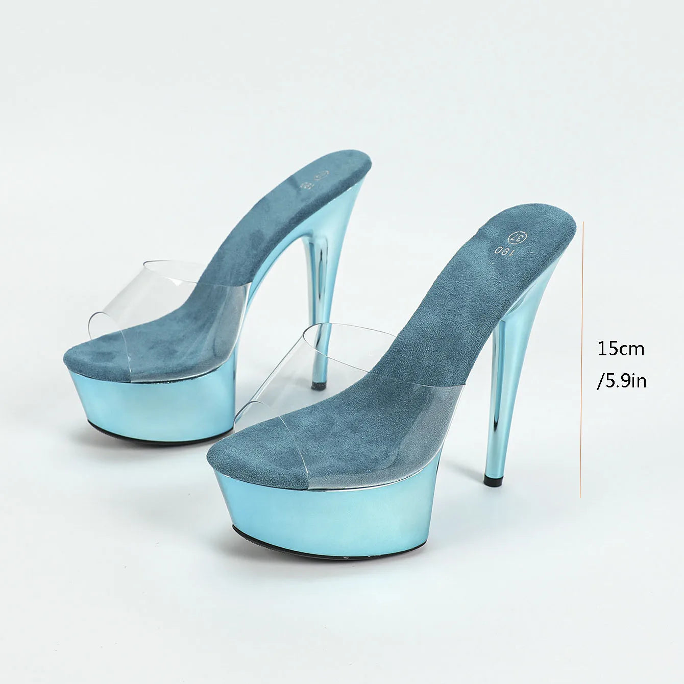 Mclubgirl Waterproof Platform High Heel Sandals For Women