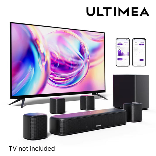 ULTIMEA 7.1 Channel Sound Bar System With App Controlled Virtual Surround Sound