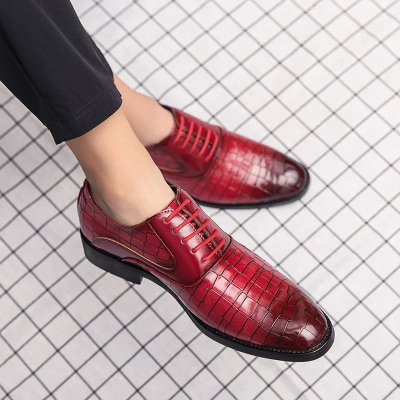 Mogaciillo Italian Leather Mens Slip On Driving Shoes
