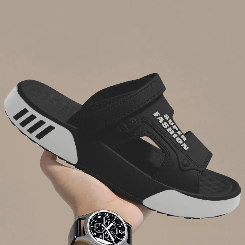 Men EVA Slippers Soft Sole Platform Slides Indoor Outdoor Sandals