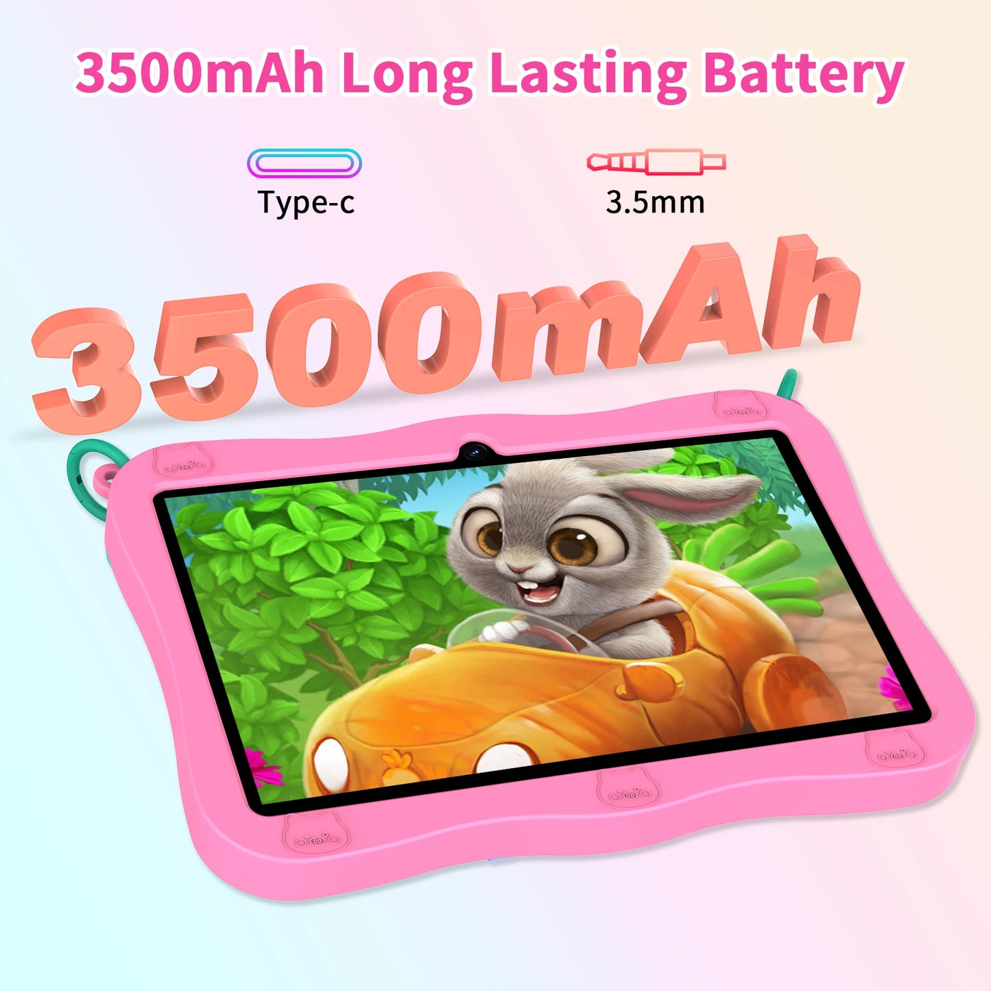 PRITOM Kids Tablet Android Parental Controls 8GB RAM 32GBROM