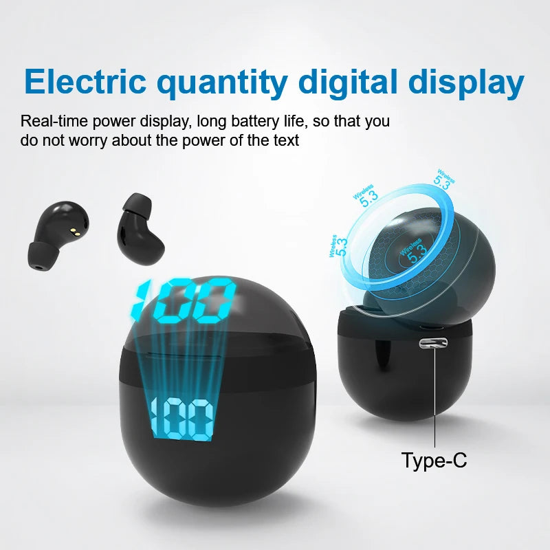 SHUKE Wireless Bluetooth Earphones With Active Noise Cancellation Mic
