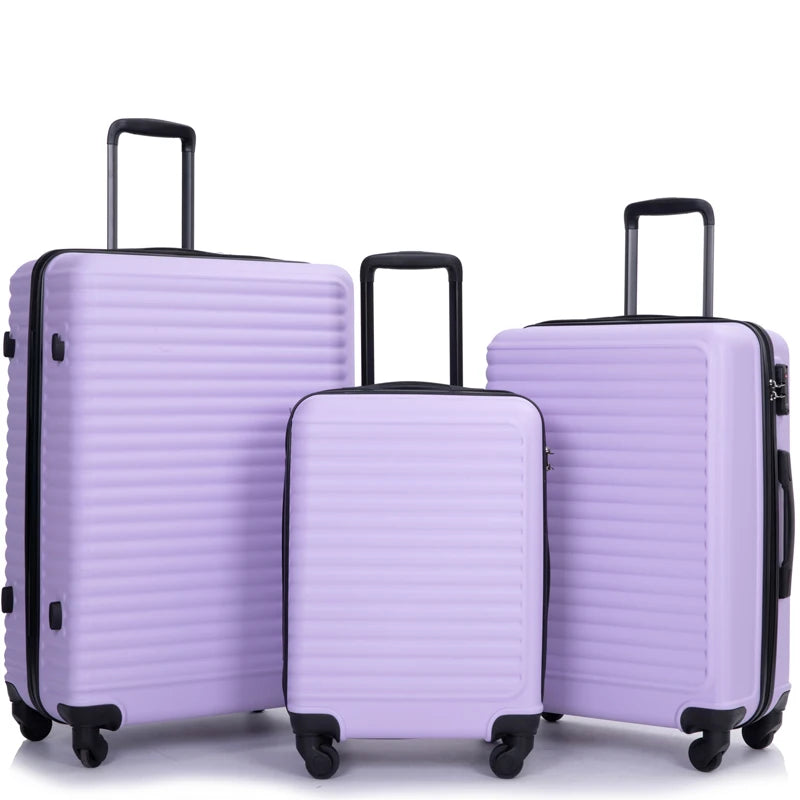 Travelhouse 3 Piece Hardside Luggage Set Spinner Wheels