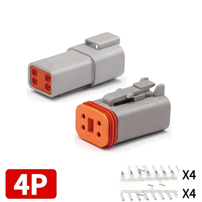 Deutsch DT Automotive Waterproof Connectors Male Female Plug