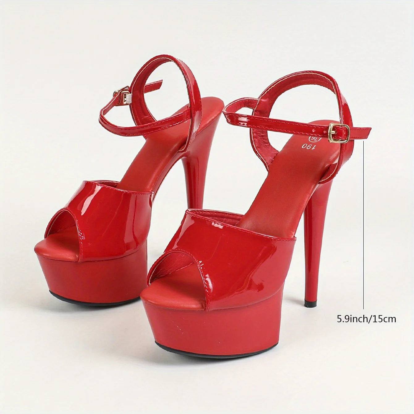 Mclubgirl Breathable High Heel Sandals for Wedding Parties