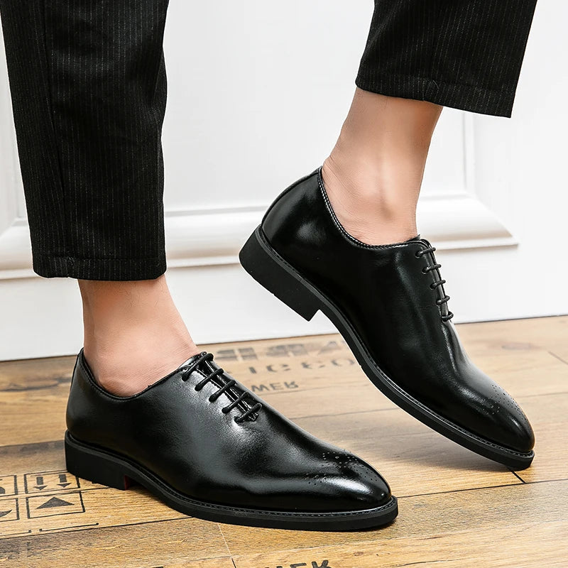 Pefect By Choice Men's Lace Up Brogue Formal Shoes Office Style