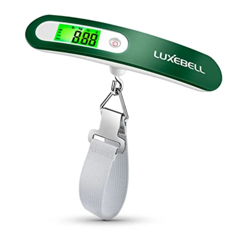 Digital Luggage Scale Vacation Travel Essentials Accessories Gifts for Traveler Portable Suitcase Handheld Weight Scale 110 lbs