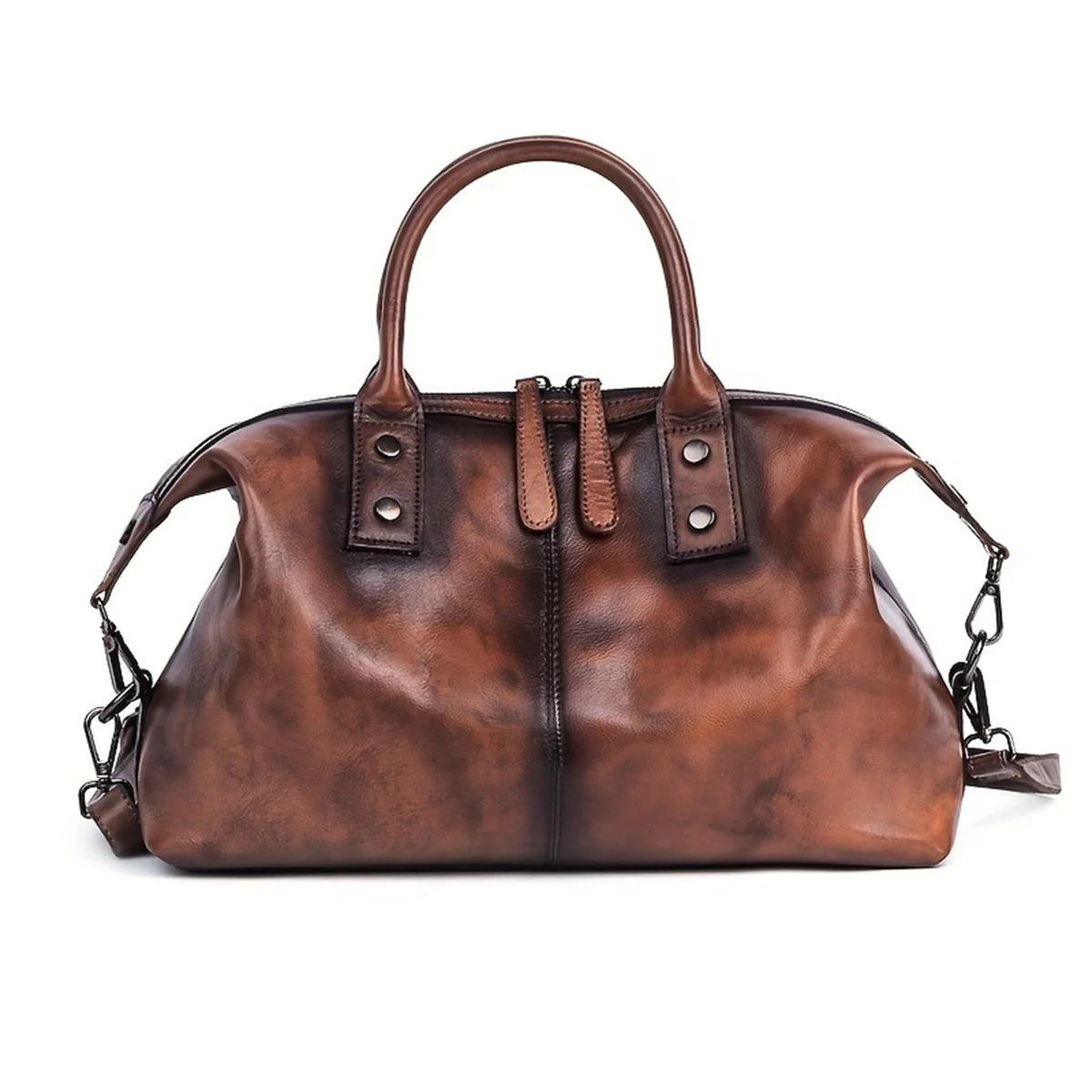Zhejiang Genuine Leather Dumpling Shoulder Bag Top Handle