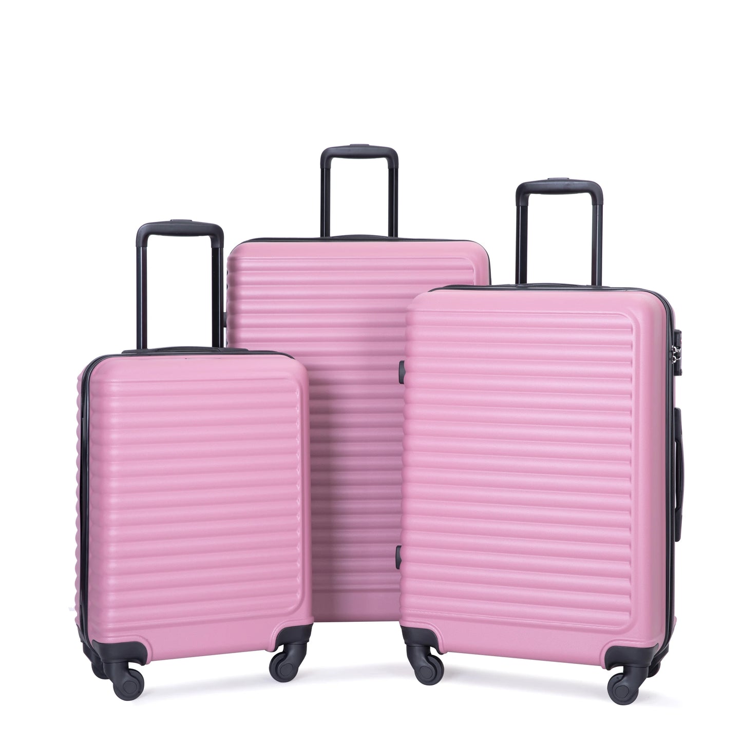 Travelhouse 3 Piece Hardside Luggage Set Spinner Wheels