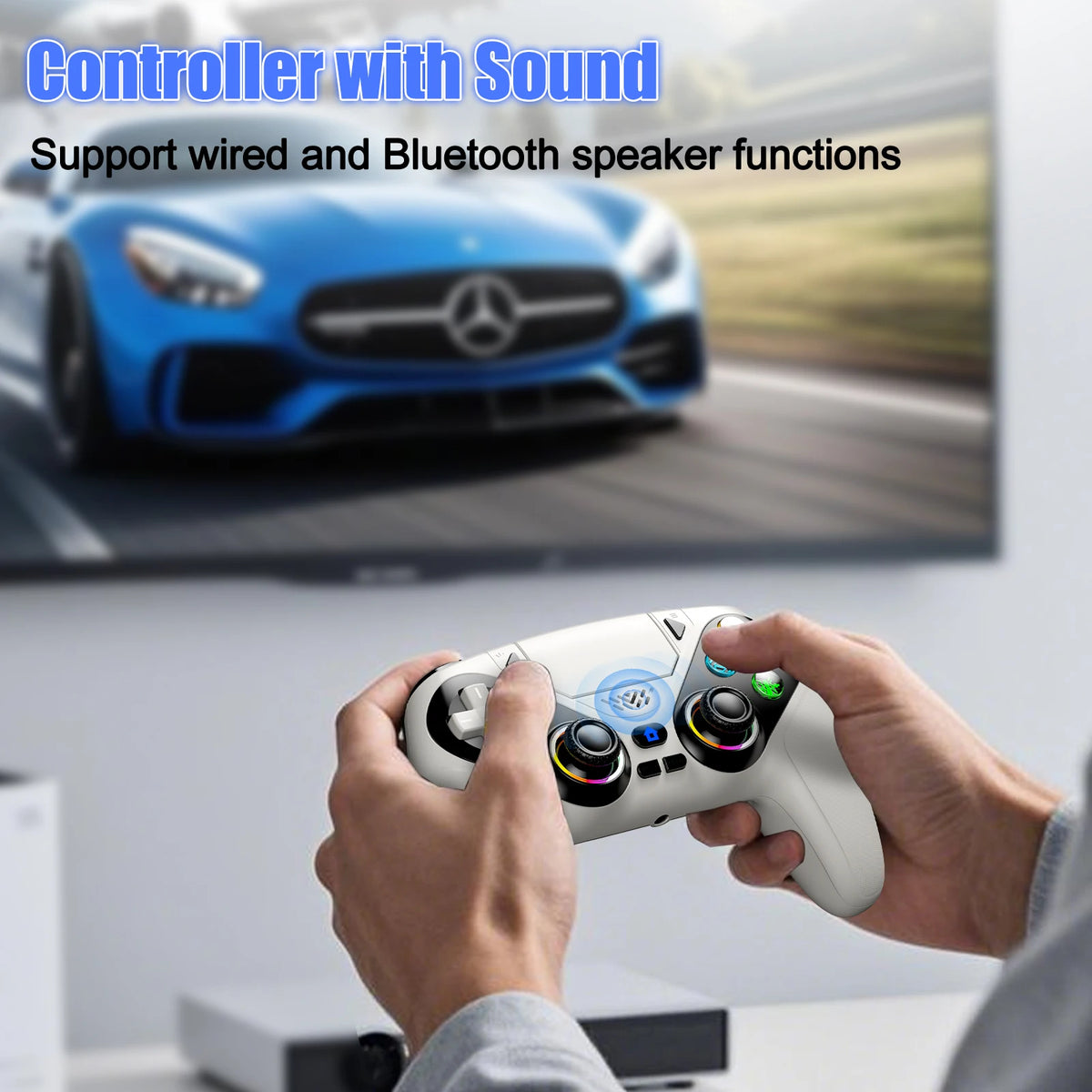 Turpow Wireless Gamepad PS5 Controller With Dual Vibration PC Support