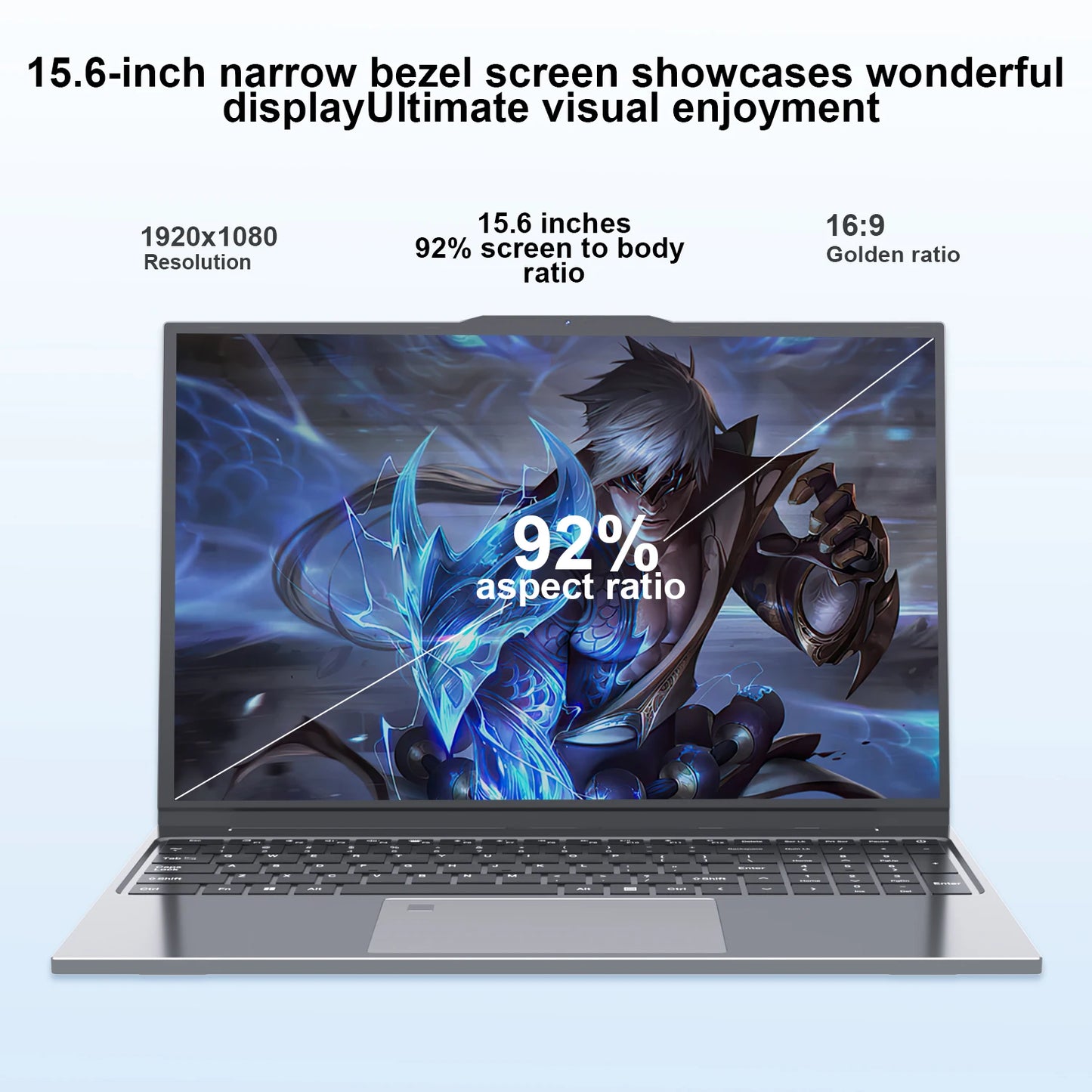 Erilles Windows 11 Pro Laptop I7 6500U 16GB 512GB SSD