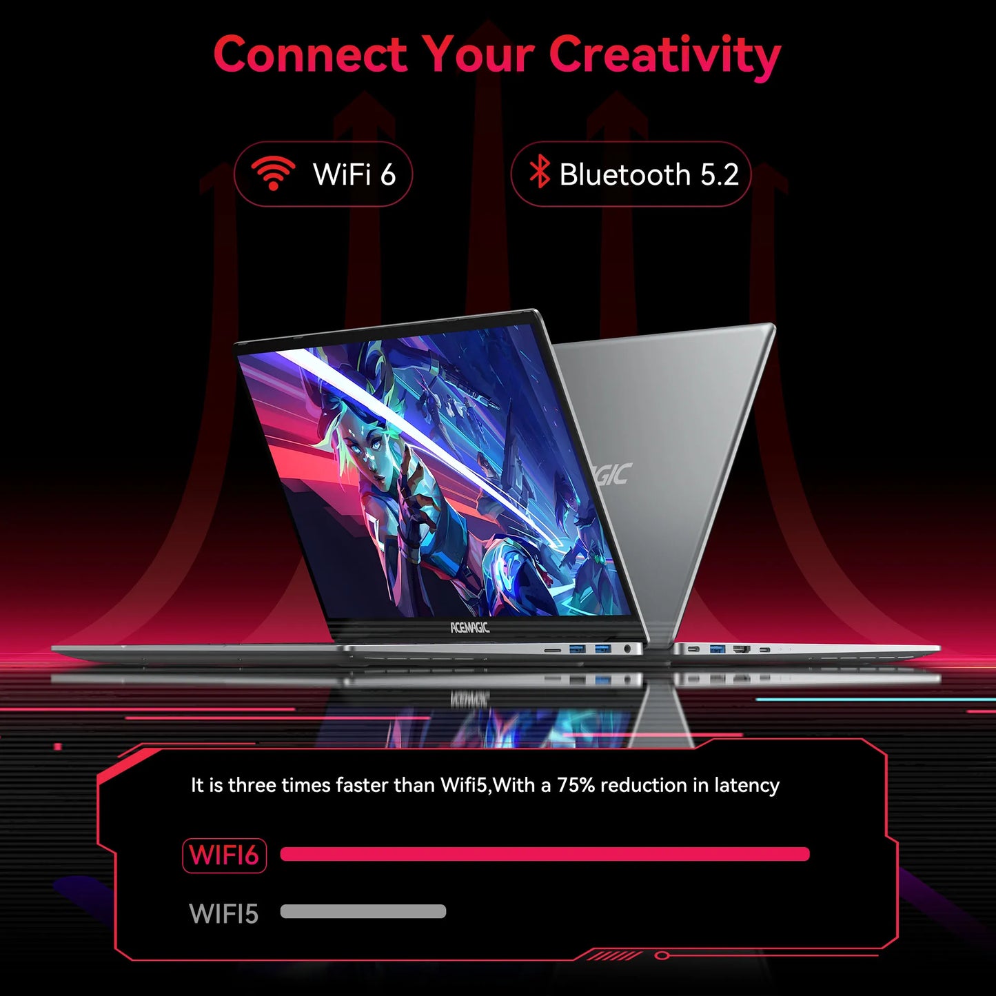 ACEMAGIC LX15Pro Laptop Ryzen 7 5700U 16GB RAM 512GB NVMe