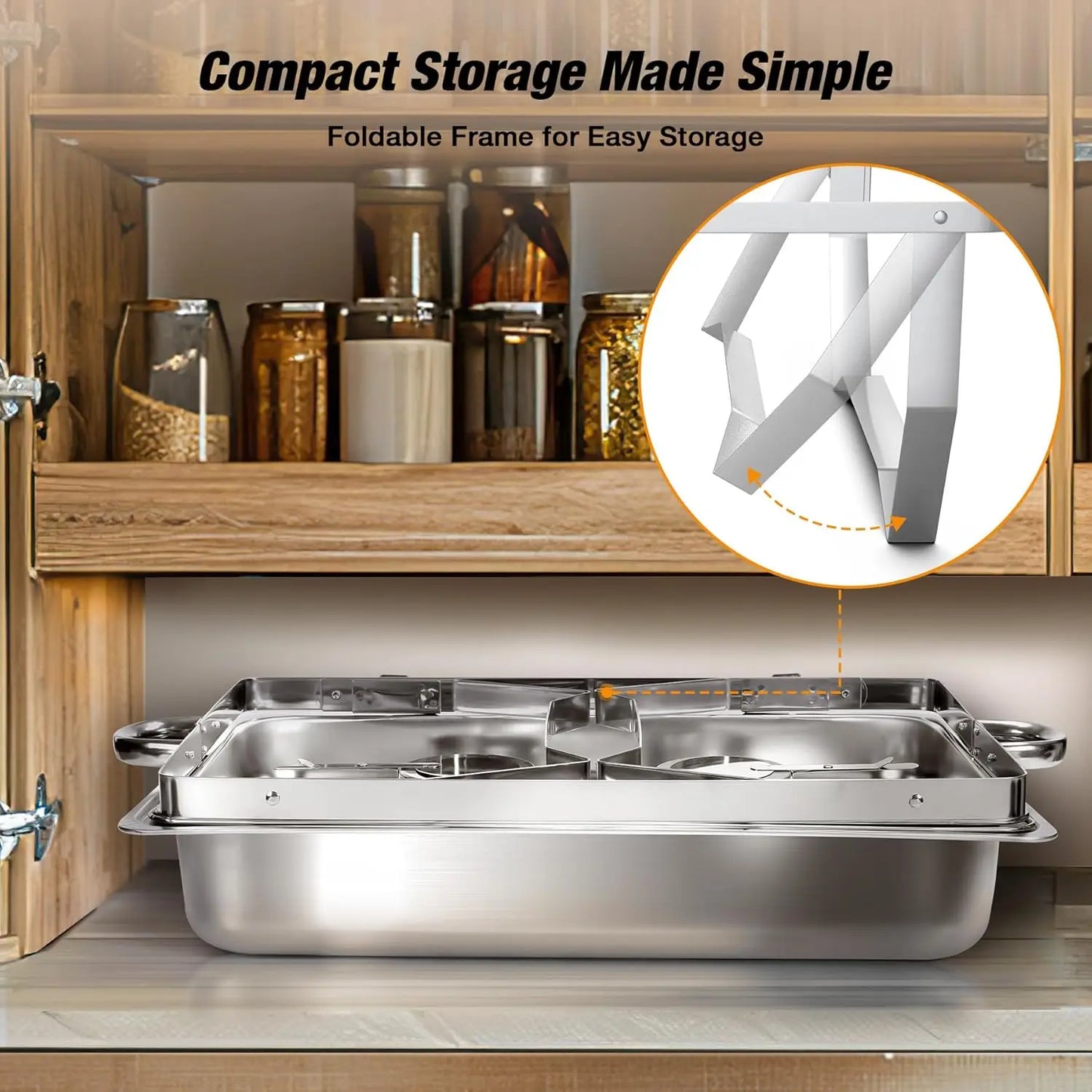 Hign Concerned Chemical Chafing Dish Buffet Set Lids