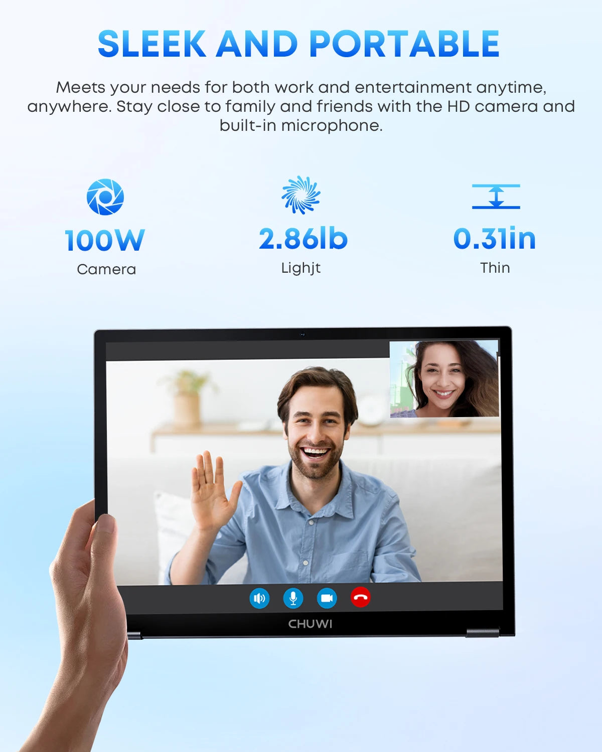 CHUWI FreeBook 2-In-1 Laptop Intel N150 16GB LPDDR5 512GB SSD
