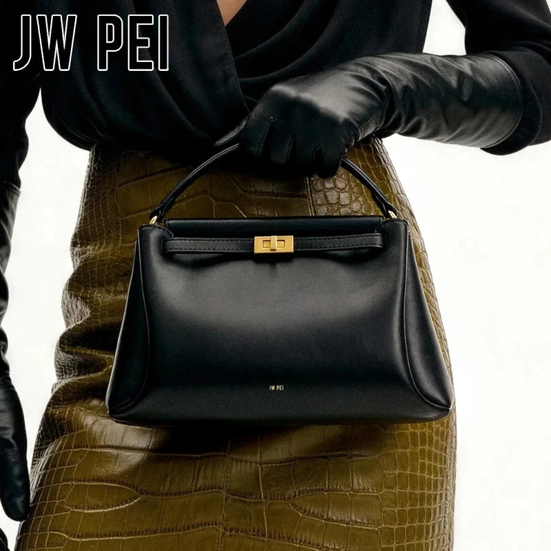 JW PEI Carmen Luxury Women Handbag New Fashion Mini Top Handle Bag Elegant Shoulder Crossbody Purse Small Designer Style Bag Ladies Daily Casual Tote