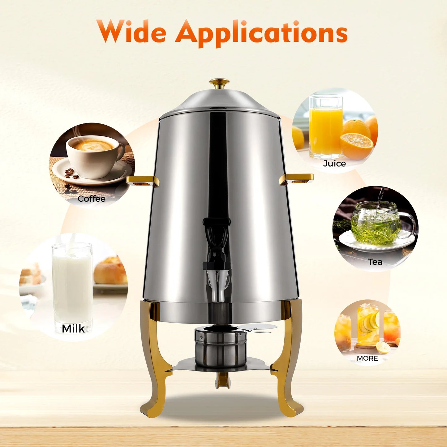 Hign-concerned Chemical Stainless Steel Beverage Dispenser