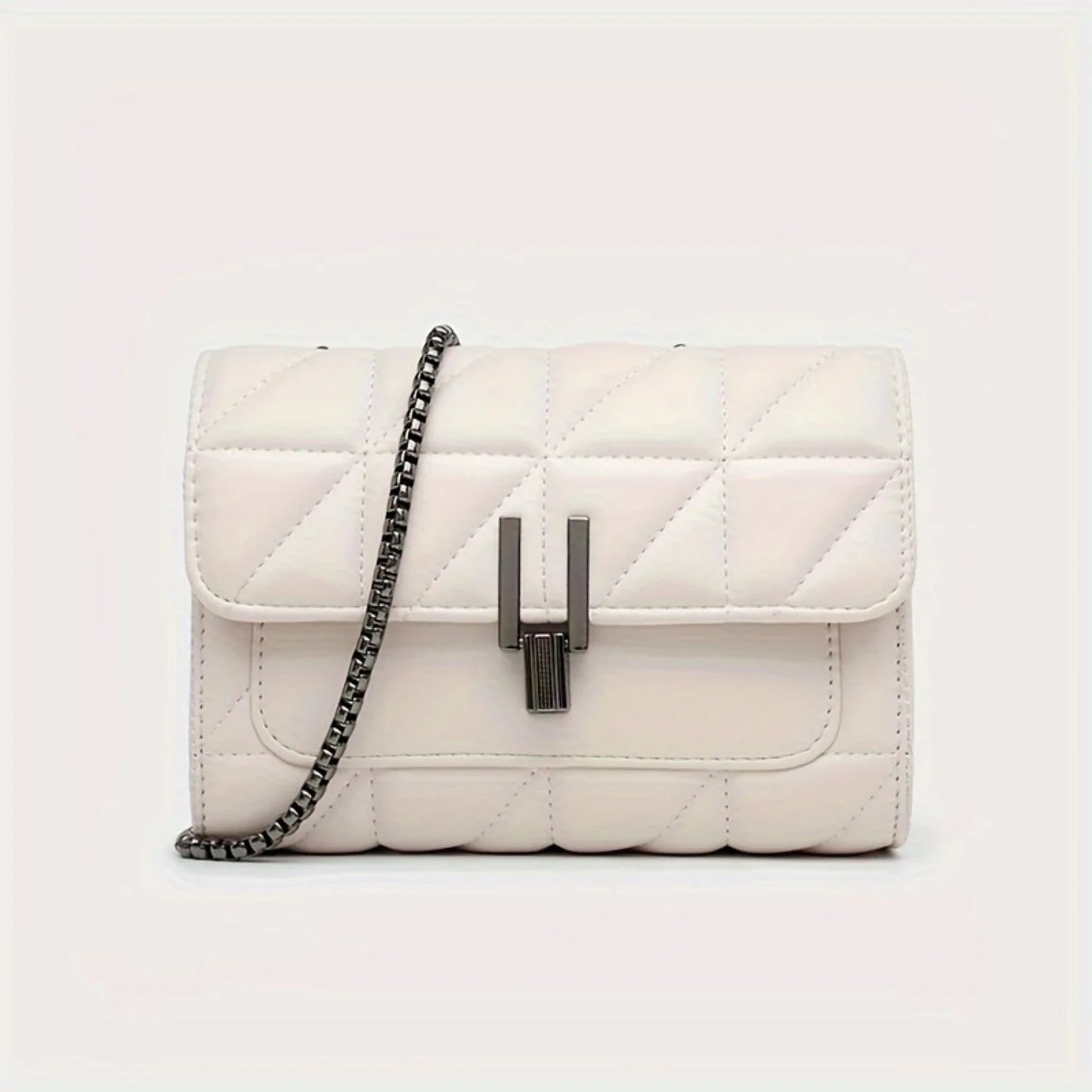 Hign Concerned Chemical Mini Crossbody PU Quilted Chain Bag