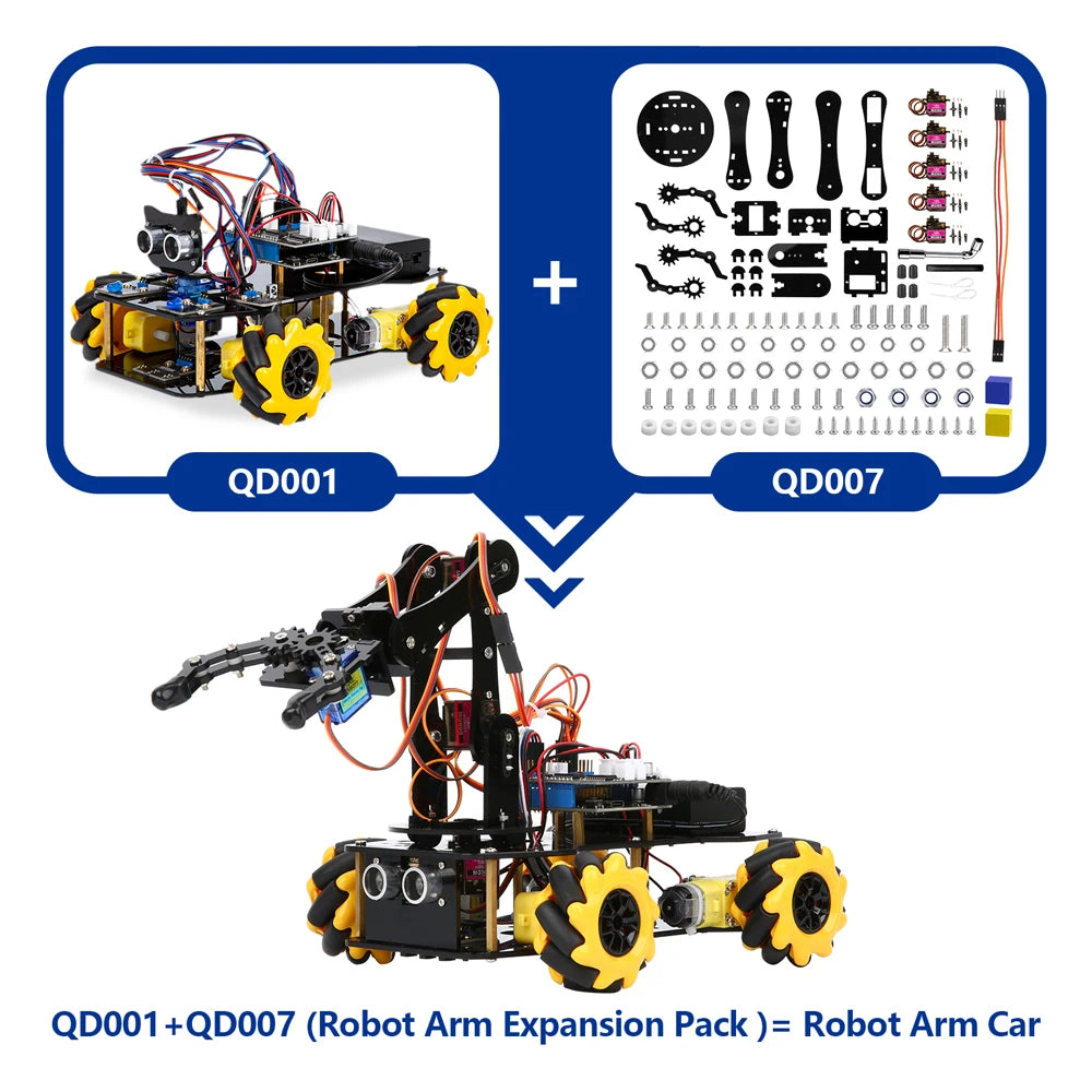 ESP32 Smart Robot Car Kit for Arduino STEM Educational Kits