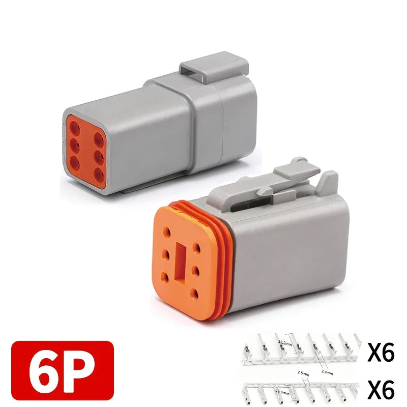 Deutsch DT Automotive Waterproof Connectors Male Female Plug