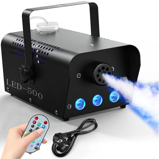 U'King 500W RGB LED Stage Fog Machine With Remote Control