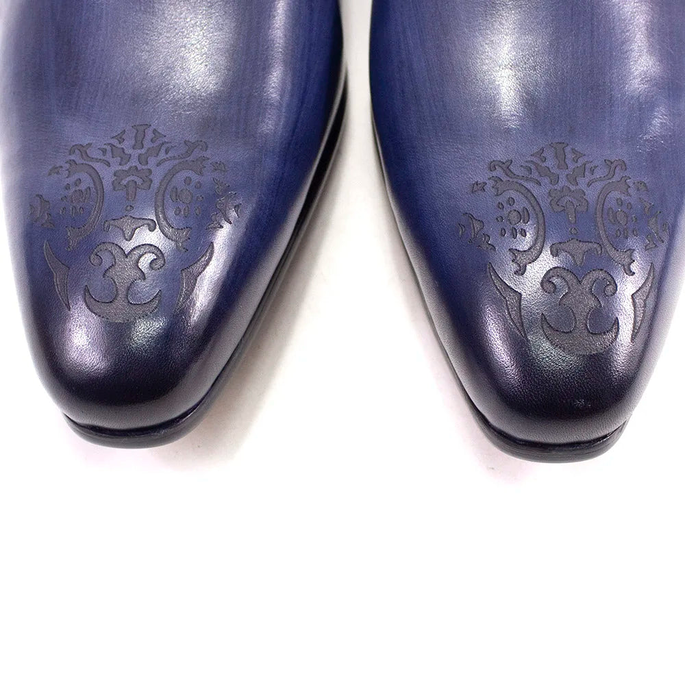 Felix Chu Classic Men Oxford Derby Genuine Leather Dress Shoes