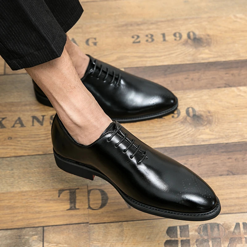 Pefect By Choice Men's Lace Up Brogue Formal Shoes Office Style
