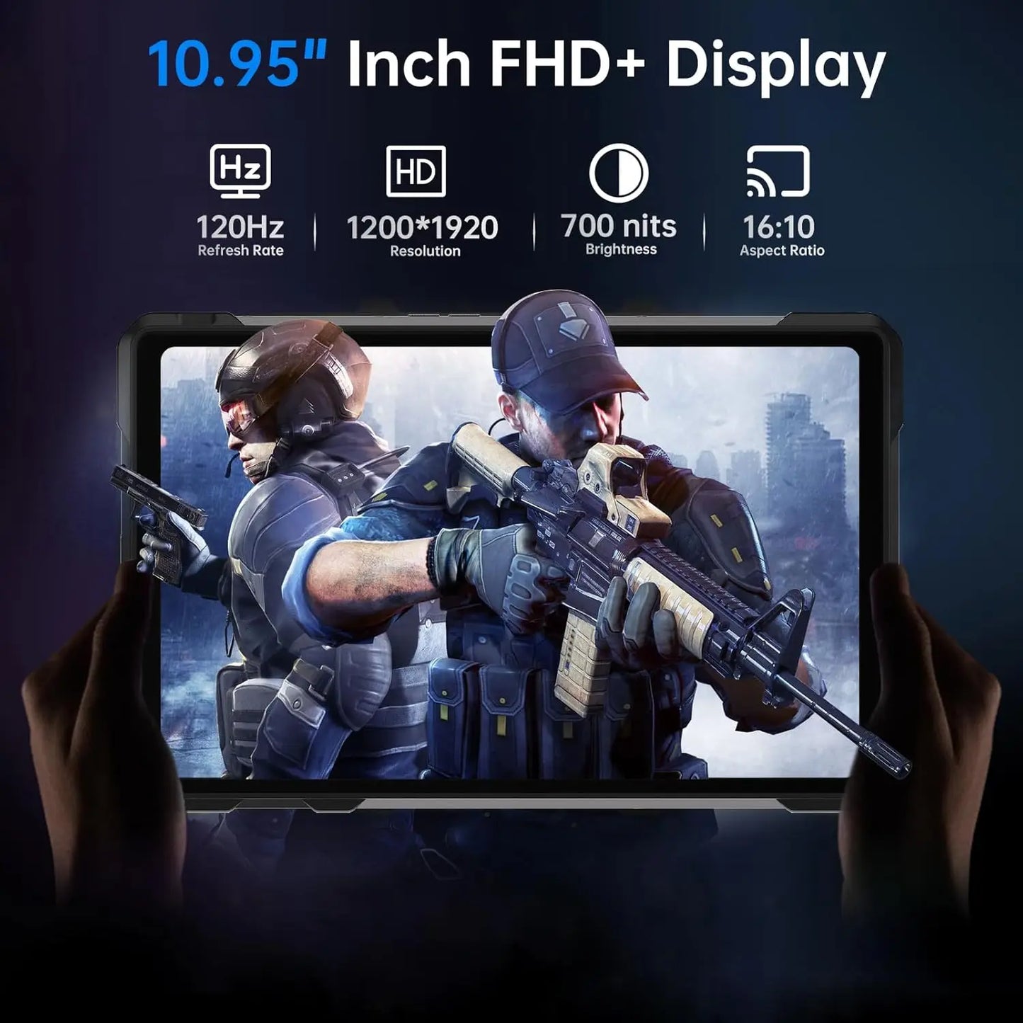 8849 Rugged Projector Tablet Smartphone Unihertz Dual Cameras