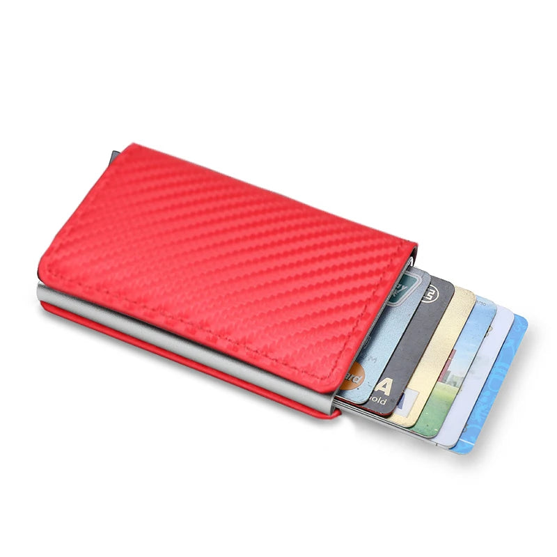 Anti Thief Rfid Credit Card Holder Smart Minimalist Wallet Men Women Slim Bank Cardholder Case Money Bag Cash Creditcard Purse