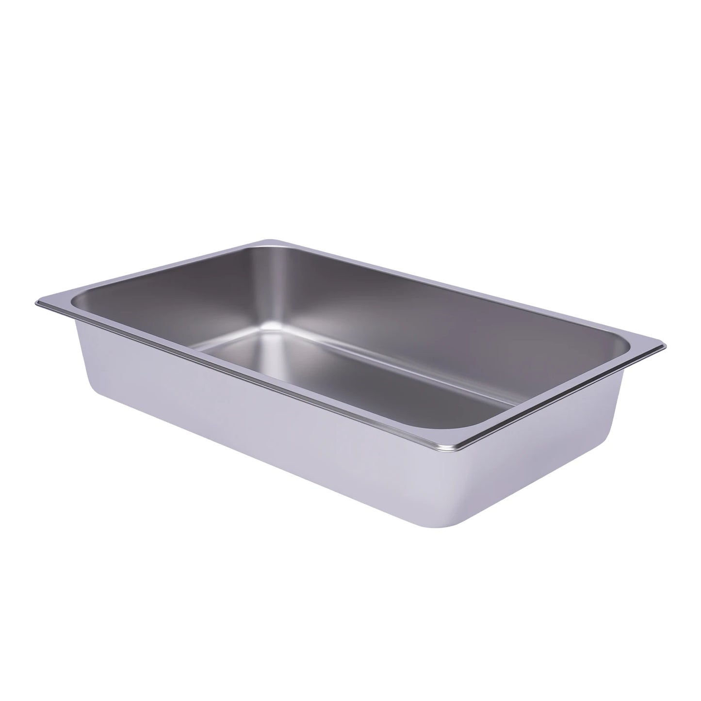 Stainless Steel Steam Pan, 1/1 Size 6 Pack, Deep 4 Inch, 20.87x12.99 Inch, Large Capacity Food Pan, Commercial Restaurant Buffet, Catering Steam Table